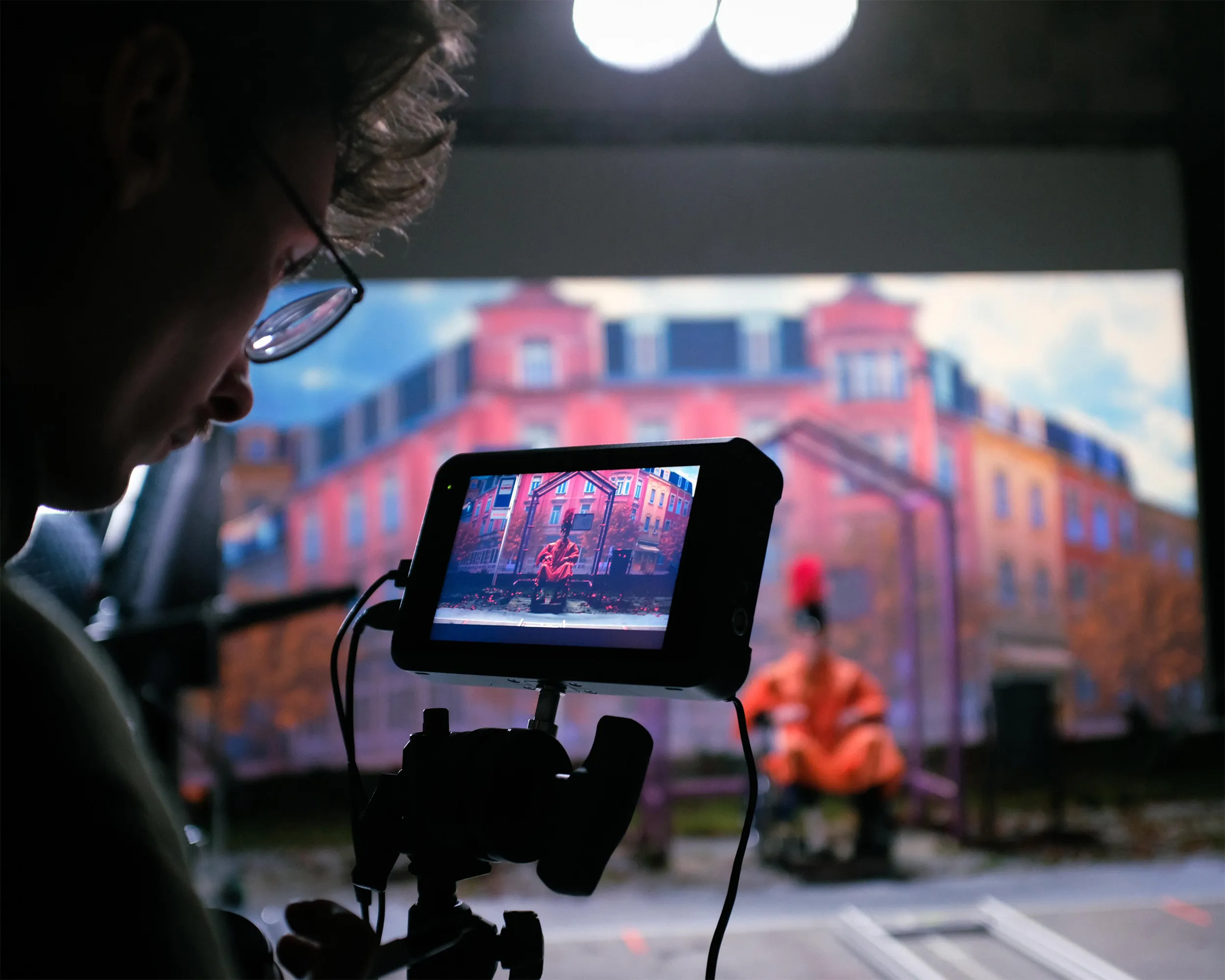 SKIN Studio Team - Cloeup of a videographer
